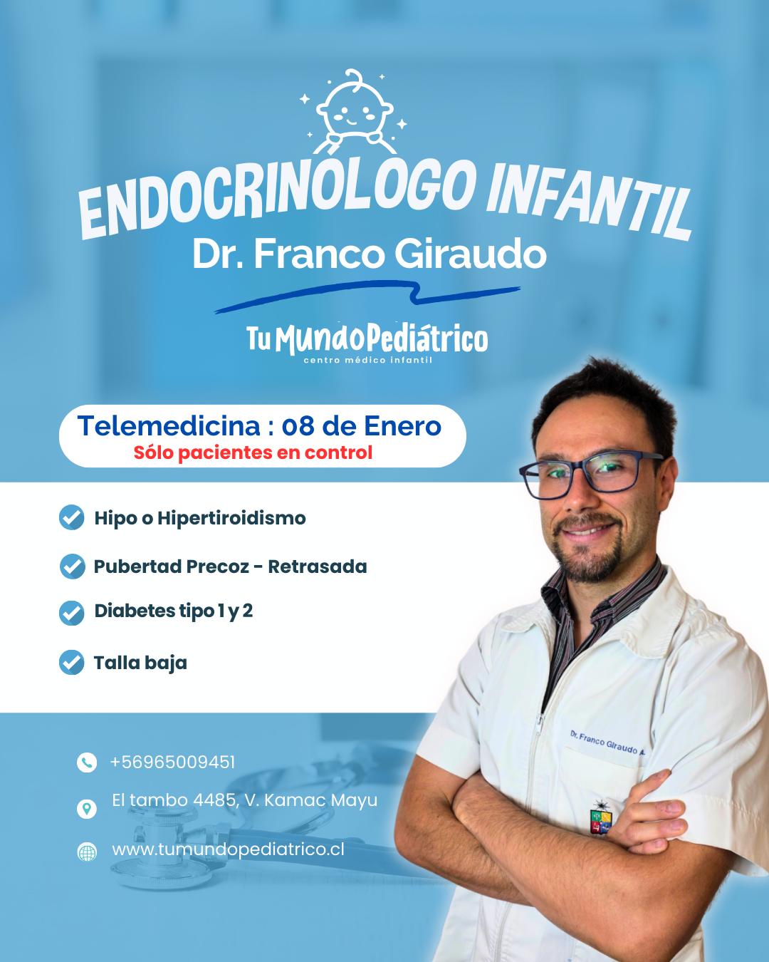 ENDOCRINÓLOGO INFANTIL 2026