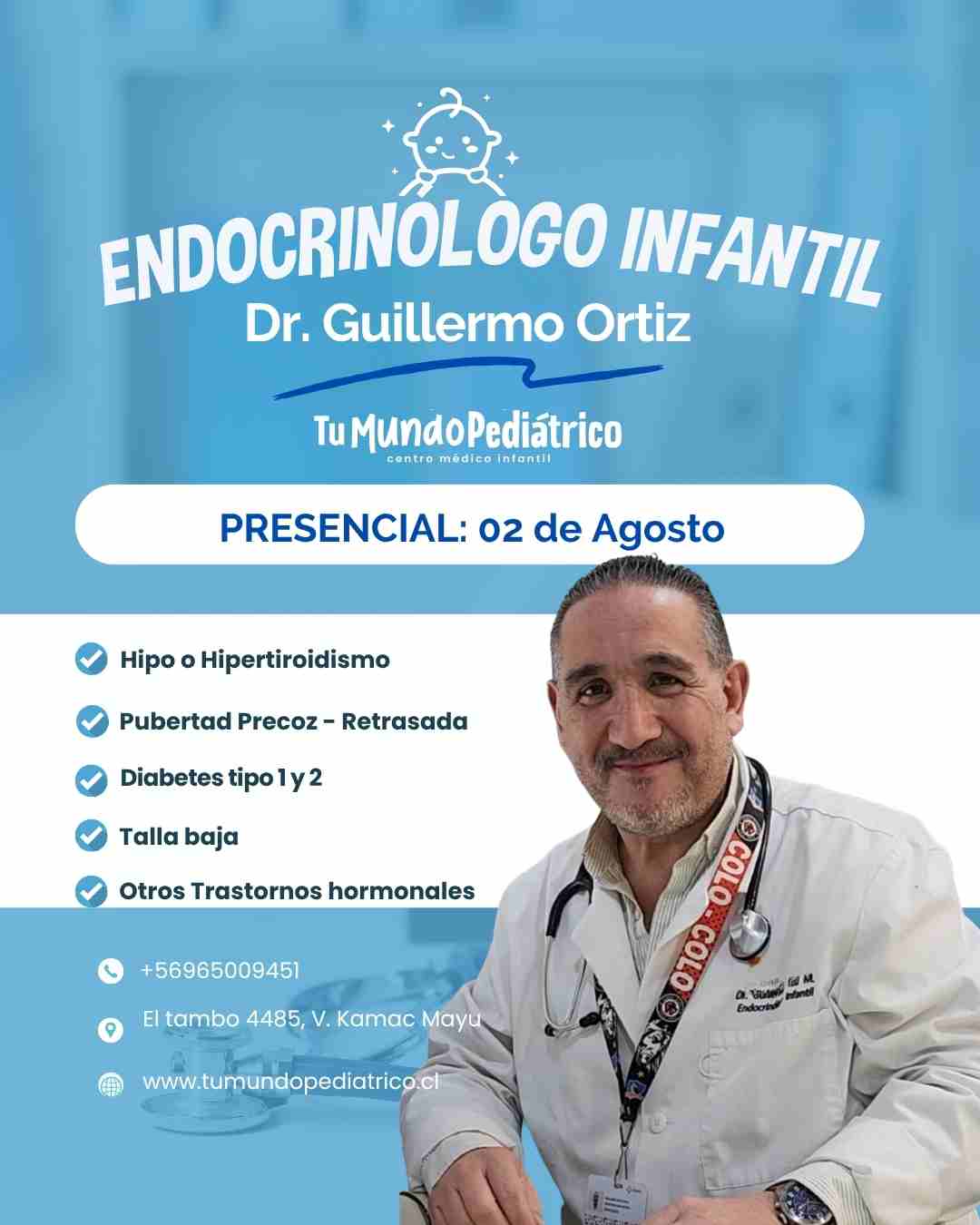 ENDOCRINÓLOGO INFANTIL 2026